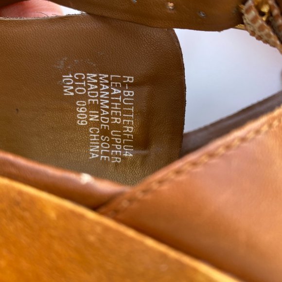 Nine West wooden wedge gladiator sandals - Picture 9 of 10